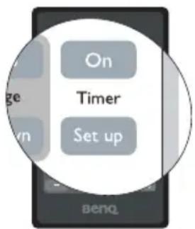 BENQ MS510 - How to use the Timer On key? - 1