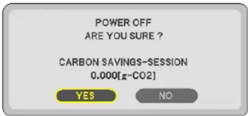 NEC NP-V300X - ⑤ Checking Energy-Saving Effect [CARBON METER] - 2