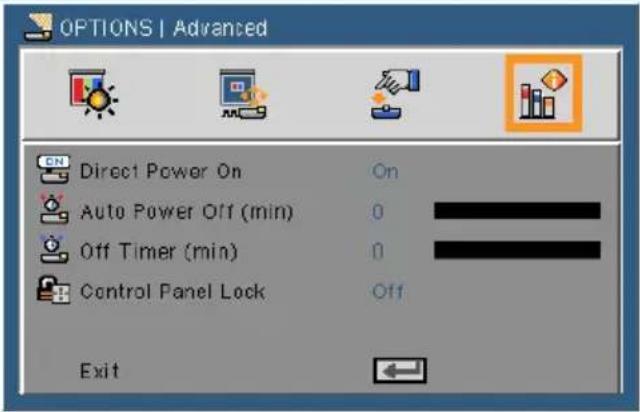 NEC NP-L50W - OPTIONS | Advanced - 1