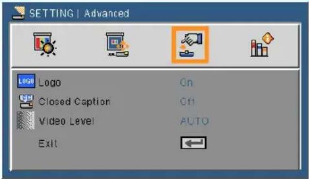 NEC NP-L50W - SETTING | Advanced - 1