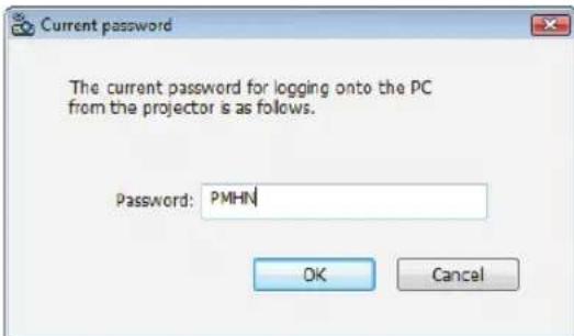 NEC PA550W - Input the starting password of Desktop Control Utility 1.0, and click [OK]. - 1