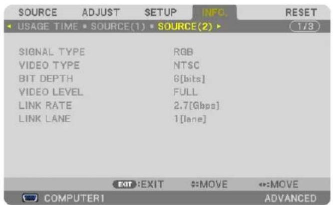 NEC PA550W - [SOURCE(2)] - 1