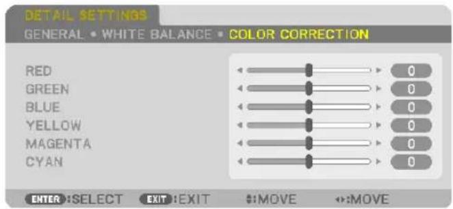 NEC PA550W - [DETAIL SETTINGS] - 3