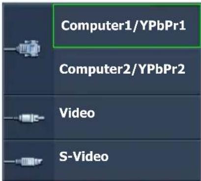 BENQ MX501 - Switching input signal - 1