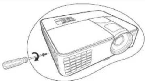 BENQ MX501 - Replacing the lamp - 13