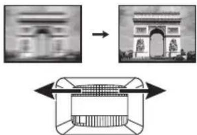 BENQ MX501 - Fine-tuning the image size and clarity - 2