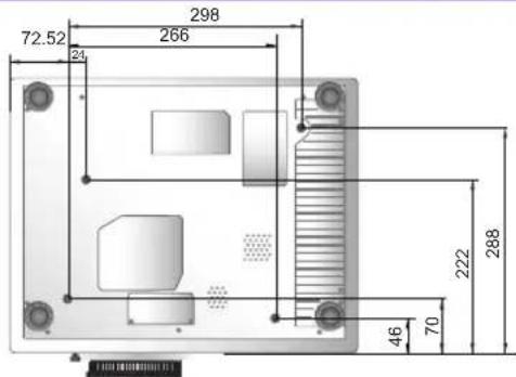 BENQ SH960 - ■ Ceiling mount installation - 2