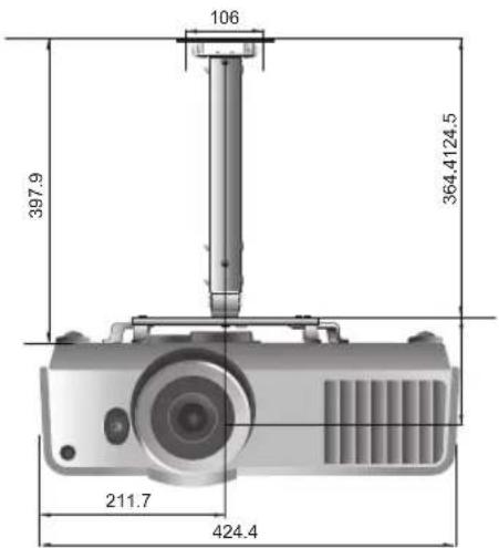 BENQ SH960 - ■ Ceiling mount installation - 3
