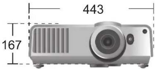 BENQ SH960 - ■ Dimensions - 2