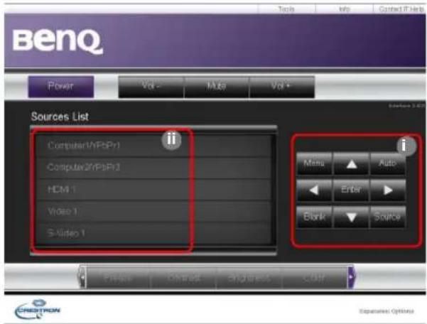 BENQ SH960 - Controlling the projector remotely through a web browser - 2