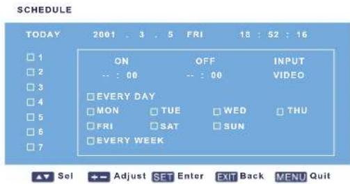 PHILIPS BDL4230ET - SCHEDULE - 2