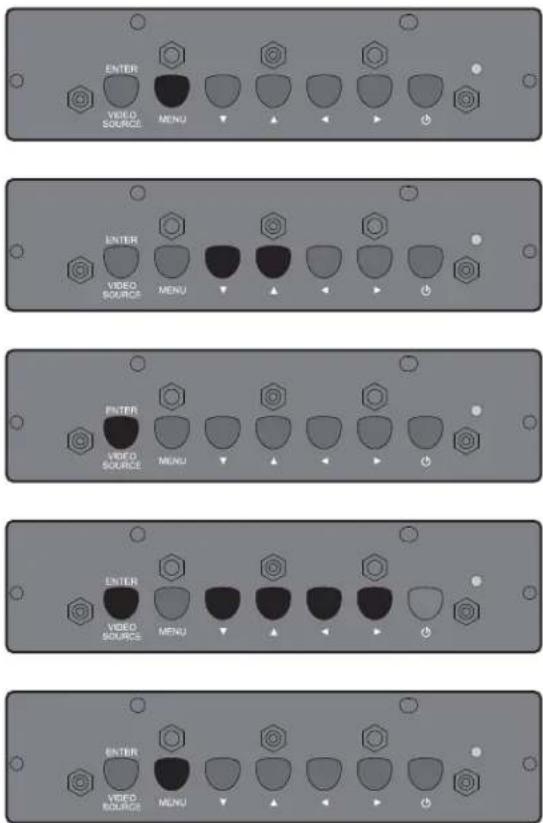 PHILIPS BDL4230ET - NAVIGATING THE OSD MENU USING THE DISPLAY'S CONTROL BUTTONS - 1