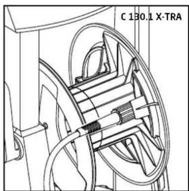 NILFISK C 130.1-6 X-TRA - Winding up of electric cable and high pressure hose - 4
