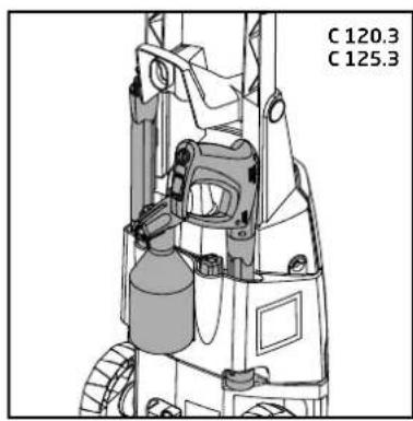 NILFISK C 130.1-6 X-TRA - Storage of accessories - 1