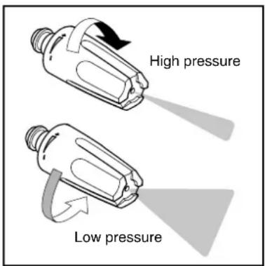 NILFISK C 130.1-6 X-TRA - Pressure regulation on the TORNADO ^® PR-nozzle - 1
