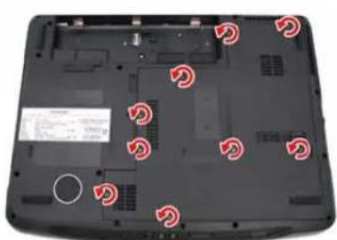 ACER Aspire 5920G Series - Removing the HDD Modules/ODD Module/Memory/Wireless LAN Card/VGA Board/Thermal Module and the LCD Module - 1