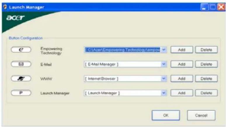 ACER Aspire 5920G Series - Launch Manager - 1