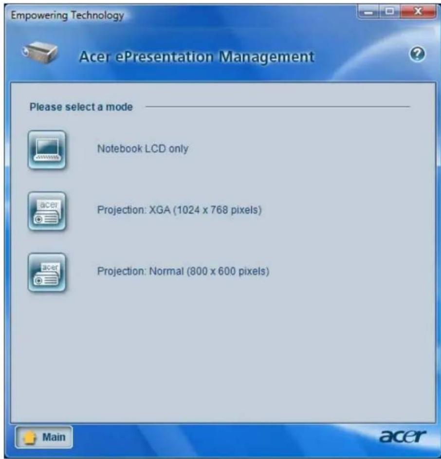 ACER Aspire 5920G Series - Acer ePresentation Management - 2