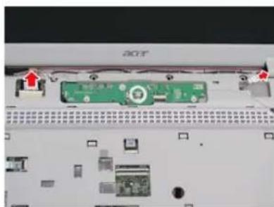 ACER Aspire 5920G Series - Removing the Keyboard and LCD Module - 9