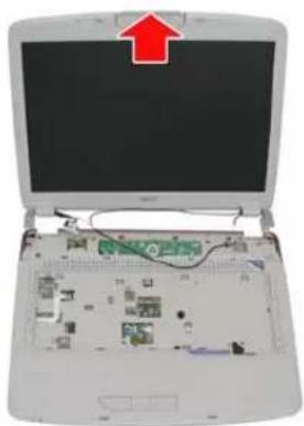 ACER Aspire 5920G Series - Removing the Keyboard and LCD Module - 12