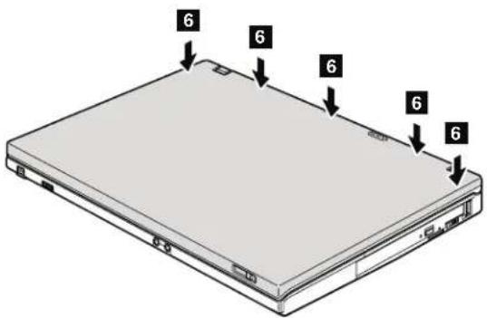 LENOVO ThinkPad T61 - LCD front bezel and LCD rear cover (LCD cover kit) - 10