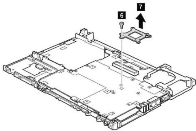 LENOVO ThinkPad T61 - Table 28. Removal steps of structure frame (continued) - 2