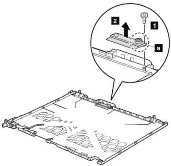 LENOVO ThinkPad T61 - LCD magnesium frame, hinge assembly, and integrated camera - 4