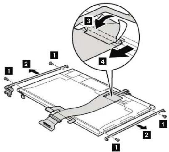 LENOVO ThinkPad T61 - LCD panel and LCD cable - 1