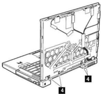LENOVO ThinkPad T61 - LCD front bezel and LCD rear cover (LCD cover kit) - 8