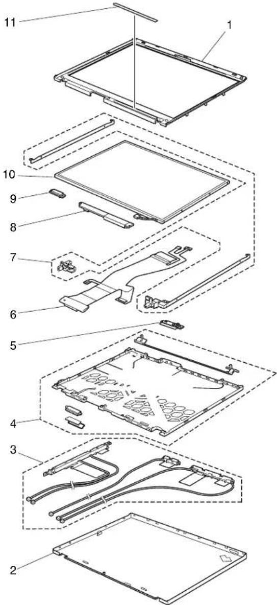 LENOVO ThinkPad T61 - LCDFRUs - 1