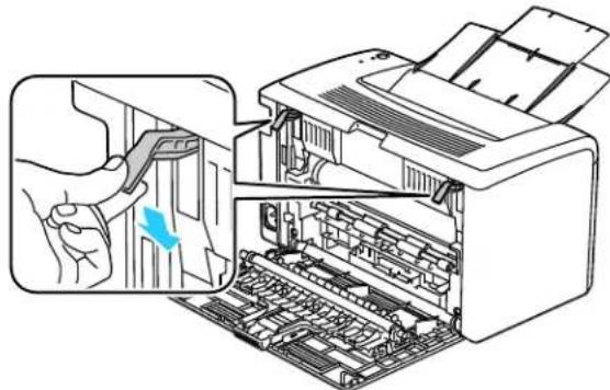 XEROX Phaser 3040 - Clearing Paper Jams From the Back of the Printer - 4