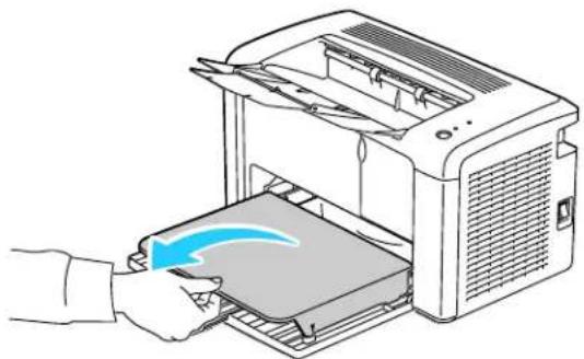 XEROX Phaser 3040 - Clearing Paper Jams From the Front of the Printer - 1