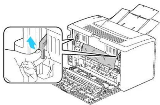 XEROX Phaser 3040 - Clearing Paper Jams From the Back of the Printer - 2