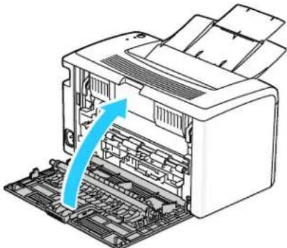 XEROX Phaser 3040 - Clearing Paper Jams From the Output Tray - 6