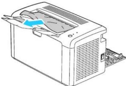XEROX Phaser 3040 - Clearing Paper Jams From the Output Tray - 4