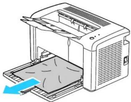 XEROX Phaser 3040 - Clearing Paper Jams From the Front of the Printer - 2