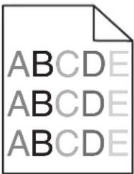 LEXMARK C544dn - Uneven print density - 1