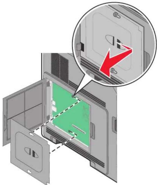 LEXMARK T652dn - Accessing the system board to install internal options - 4