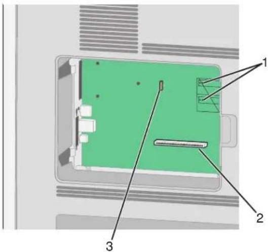 LEXMARK T652dn - Accessing the system board to install internal options - 5