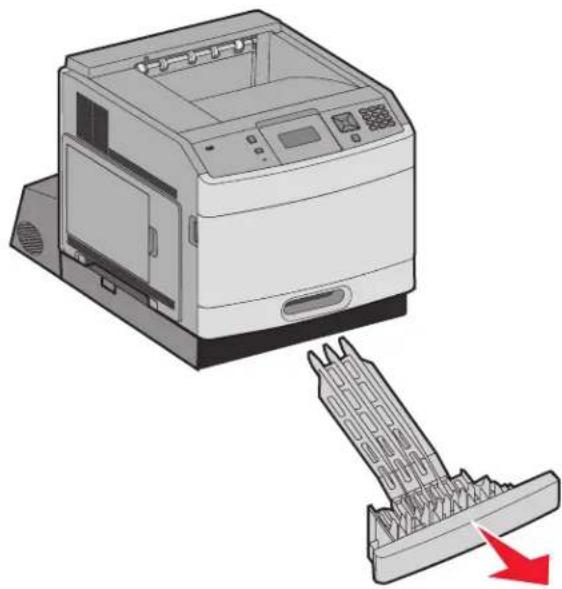 LEXMARK T652dn - Front paper jams - 1