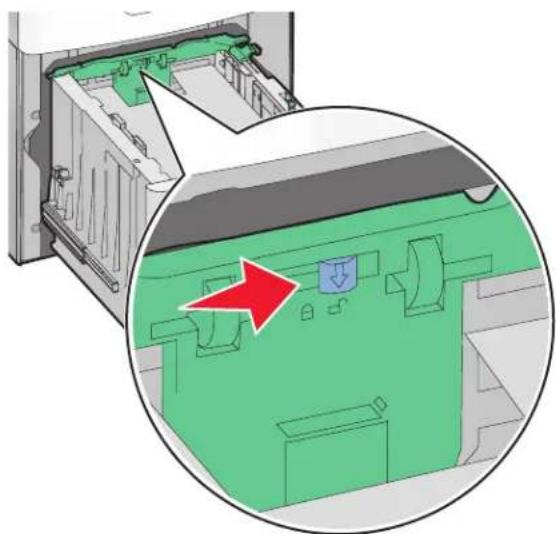 LEXMARK T652dn - Loading the 2000-sheet tray - 2
