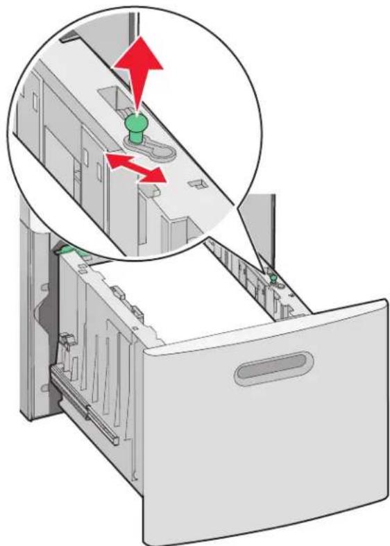 LEXMARK T652dn - Loading the 2000-sheet tray - 1