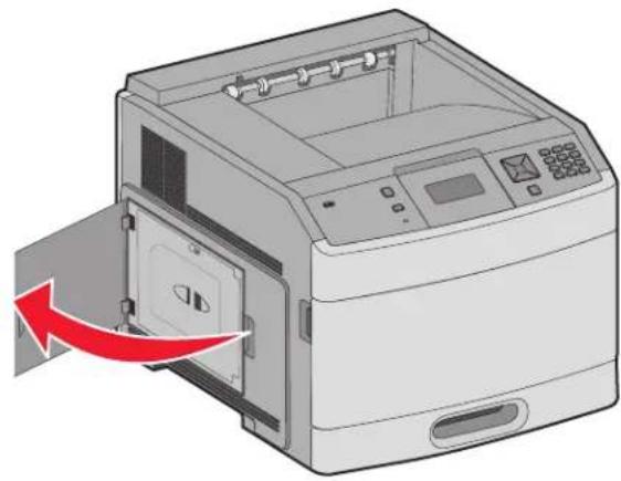 LEXMARK T652dn - Accessing the system board to install internal options - 2