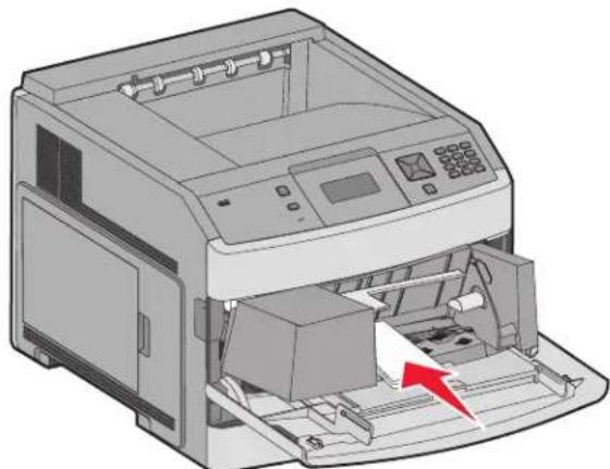 LEXMARK T652dn - Loading the envelope feeder - 4