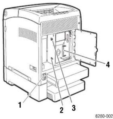 XEROX Phaser 6280N - Rear View - 1