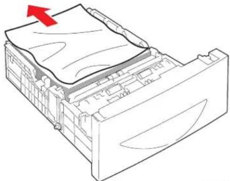 XEROX Phaser 6280N - Paper Jams in the Paper Tray - 2