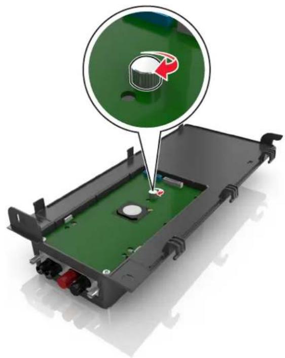 LEXMARK MS510dn - Installing an Internal Solutions Port - 7