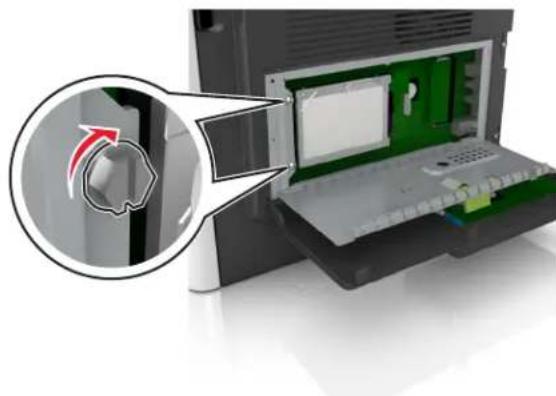 LEXMARK MS510dn - Installing a printer hard disk - 4