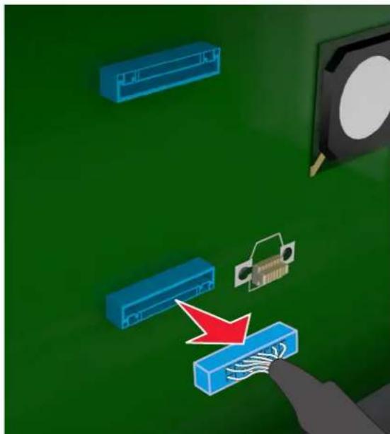 LEXMARK MS510dn - Removing a printer hard disk - 2