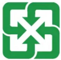 LEXMARK MS510dn - Taiwan waste dry cell batteries recycle logo notice - 1
